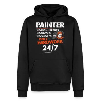 House Painter Decorator Painter No - Men's Premium Hoodie - black - Front - Nico (187cm) & Julia (174cm)