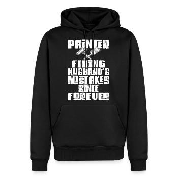 House Painter Decorator Painter - Men's Premium Hoodie - black - Front - Nico (187cm) & Julia (174cm)