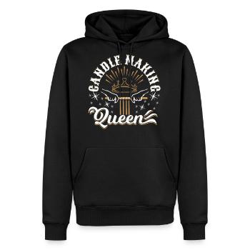 Candle Making Queen - Men's Premium Hoodie - black - Front - Nico (187cm) & Julia (174cm)