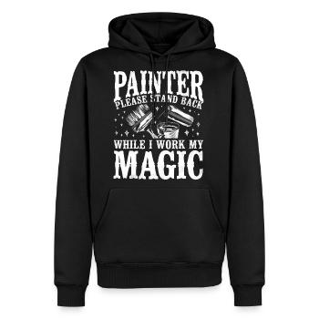 House Painter Decorator Painter - Men's Premium Hoodie - black - Front - Nico (187cm) & Julia (174cm)