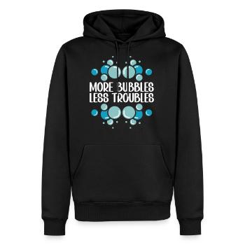 Soap Making Soap Maker - Men's Premium Hoodie - black - Front - Nico (187cm) & Julia (174cm)