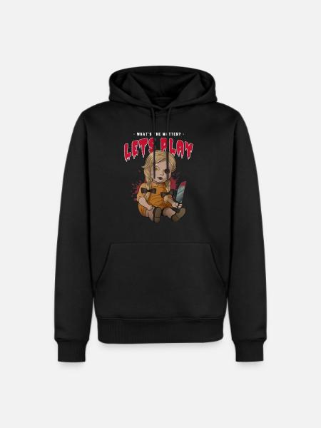 Halloween Doll - Men's Premium Hoodie - black