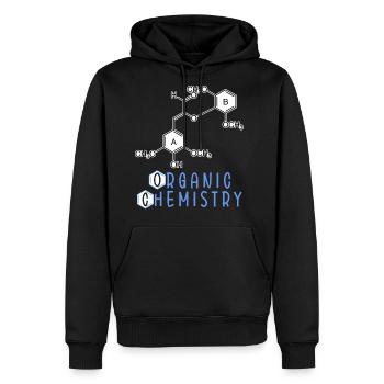 ORGANIC CHEMISTRY - Men's Premium Hoodie - black - Front - Nico (187cm) & Julia (174cm)