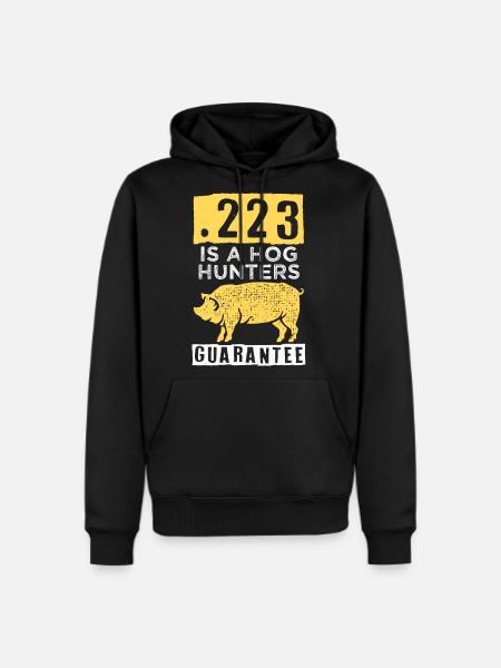 Hog Hunting, boar hunter - Men's Premium Hoodie - black