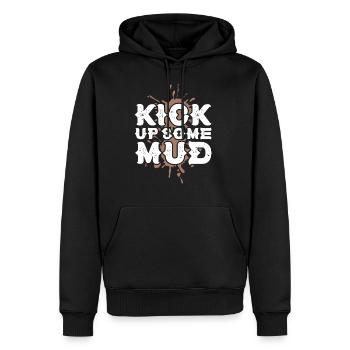 Kick Up Some Mud, Mud Bogging - Men's Premium Hoodie - black - Front - Nico (187cm) & Julia (174cm)