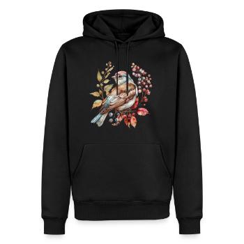 Art Nouveau Birds Clipart, Birds Clipart - Men's Premium Hoodie - black - Front - Nico (187cm) & Julia (174cm)