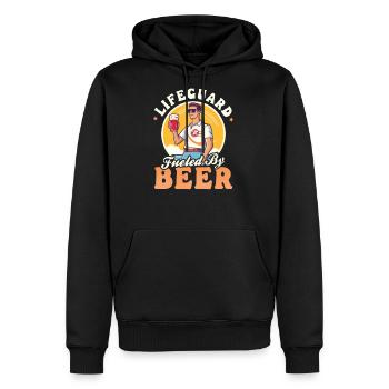 Lifeguard Lifeguard By Beer - Men's Premium Hoodie - black - Front - Nico (187cm) & Julia (174cm)