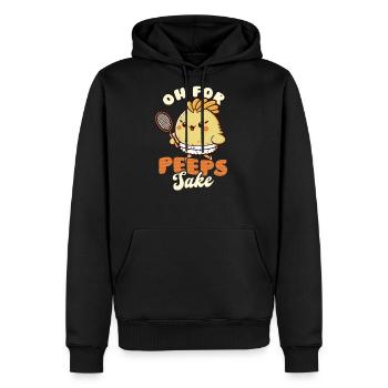 Tennis Easter For Peeps Sake - Men's Premium Hoodie - black - Front - Nico (187cm) & Julia (174cm)