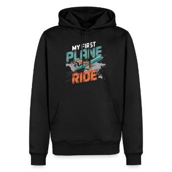 My First Plane Ride Adventure For Kids - Men's Premium Hoodie - black - Front - Nico (187cm) & Julia (174cm)