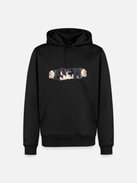 Anime Girl - Men's Premium Hoodie - black