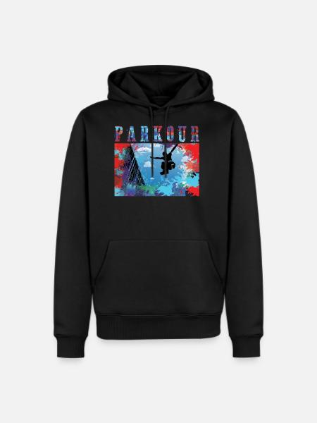 Parkour - Men's Premium Hoodie - black