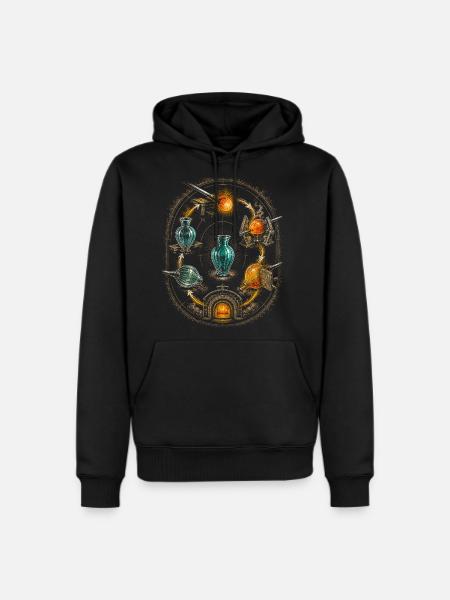 Glass Blowing - Men's Premium Hoodie - black