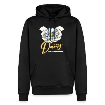 Daisy Garden Gardening Gardener - Men's Premium Hoodie - black - Front - Nico (187cm) & Julia (174cm)