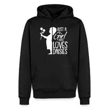 Daisy Garden Gardening Gardener - Men's Premium Hoodie - black - Front - Nico (187cm) & Julia (174cm)