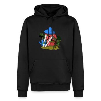 Gardening Gardener - Men's Premium Hoodie - black - Front - Nico (187cm) & Julia (174cm)