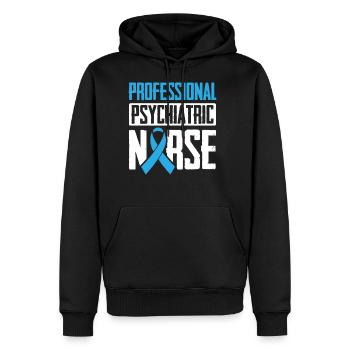 Nurse Nursing Psych Nurse - Men's Premium Hoodie - black - Front - Nico (187cm) & Julia (174cm)