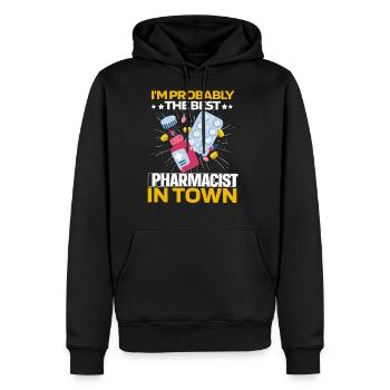 Pharmacist Pharmacy Pills - Men's Premium Hoodie - black - Front - Nico (187cm) & Julia (174cm)