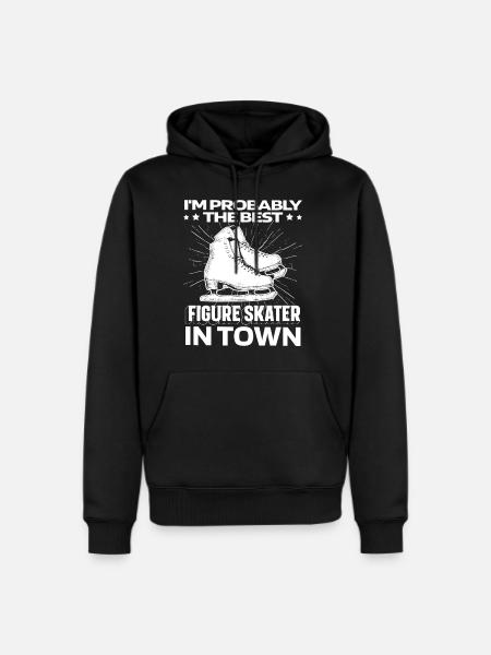 Figure Skating Funny - Men's Premium Hoodie - black