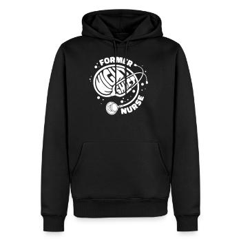 Nurse Nursing Stethoscope - Men's Premium Hoodie - black - Front - Nico (187cm) & Julia (174cm)