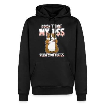 Guinea Pig Cavy Humor - Men's Premium Hoodie - black - Front - Nico (187cm) & Julia (174cm)