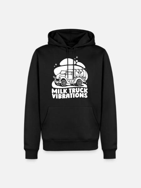 Milk Vibes Milk Truck - Men's Premium Hoodie - black