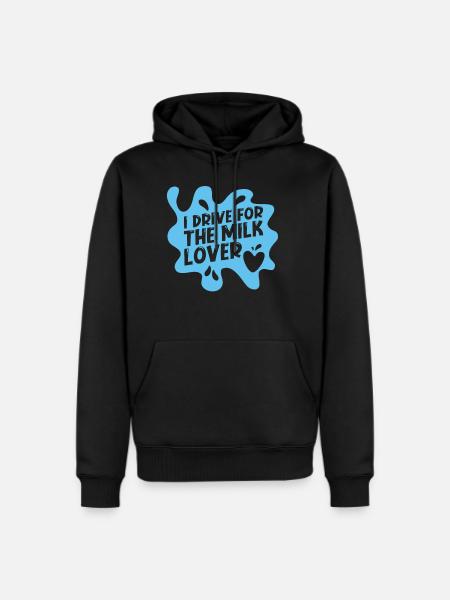 Milk Milkman Milk Truck - Men's Premium Hoodie - black