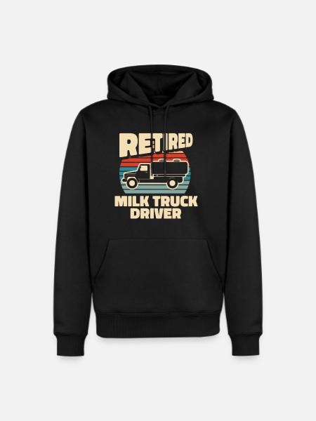 Milk Milk Truck - Men's Premium Hoodie - black
