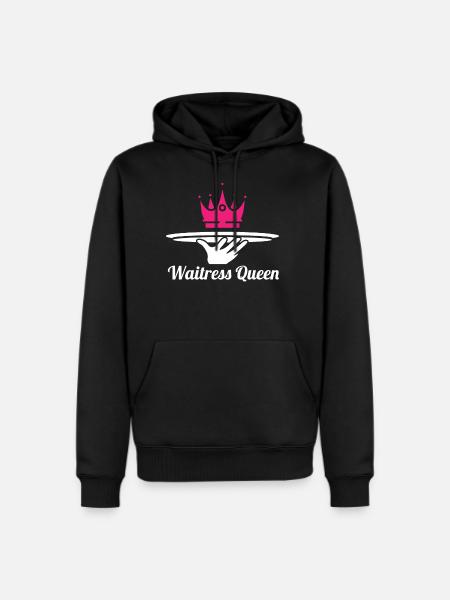 Waiter Waitress Queen - Men's Premium Hoodie - black