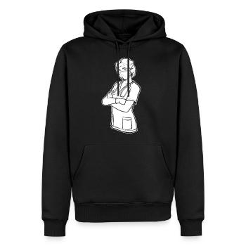 Nurse Nursing - Men's Premium Hoodie - black - Front - Nico (187cm) & Julia (174cm)