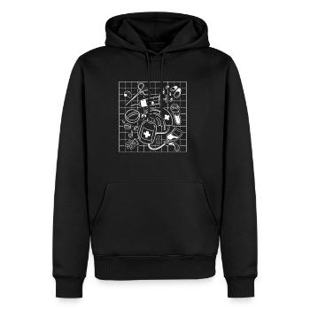 Nurse Nursing - Men's Premium Hoodie - black - Front - Nico (187cm) & Julia (174cm)