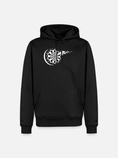Darting Darts Flame - Men's Premium Hoodie - black