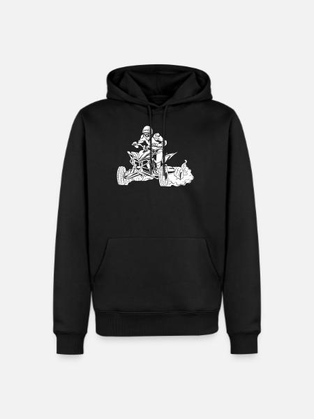 Quad Bike - Men's Premium Hoodie - black