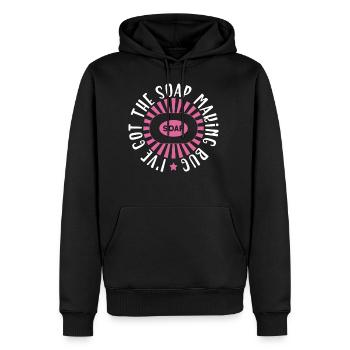 I've Got The Soap Making Bug - Soap Making Soap - Men's Premium Hoodie - black - Front - Nico (187cm) & Julia (174cm)