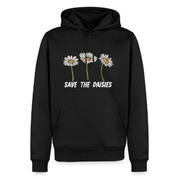 Daisy Garden Gardening Gardener - Men's Premium Hoodie - black - Front - Nico (187cm) & Julia (174cm)