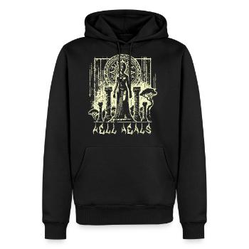Hell Heals - Men's Premium Hoodie - black - Front - Nico (187cm) & Julia (174cm)