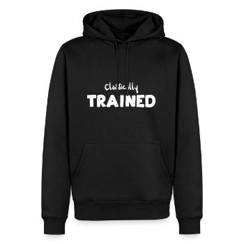 Classically Trained - Music - Men's Premium Hoodie - black - Front - Nico (187cm) & Julia (174cm)