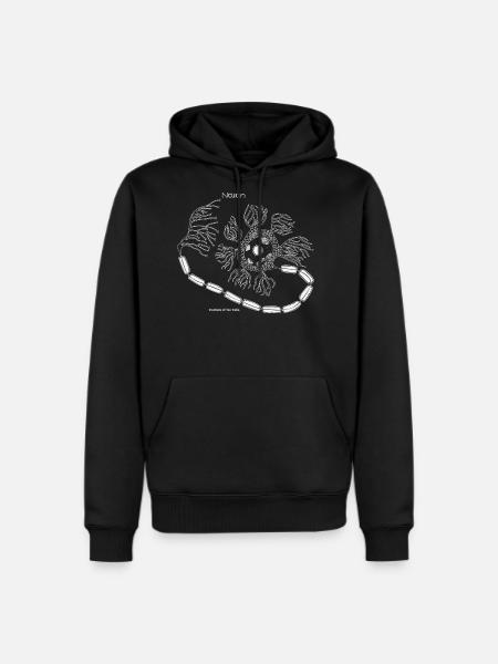 Neuron Cell Art - Men's Premium Hoodie - black