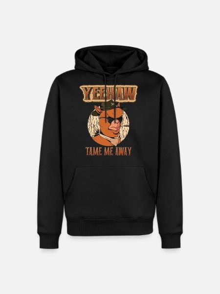 Take Me Away - Men's Premium Hoodie - black