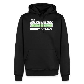 Programmer Humor - Coding Jokes Funny Developer - Men's Premium Hoodie - black - Front - Nico (187cm) & Julia (174cm)