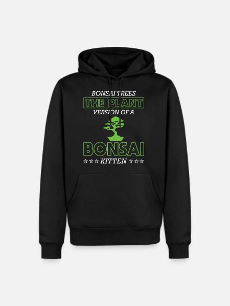 Bonsai Tree - Men's Premium Hoodie - black