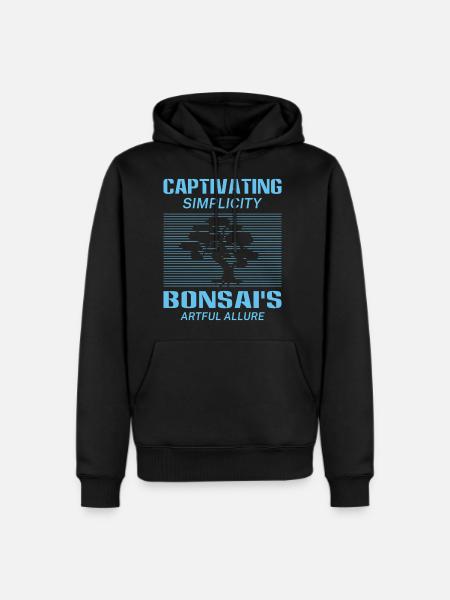 Bonsai Tree - Men's Premium Hoodie - black