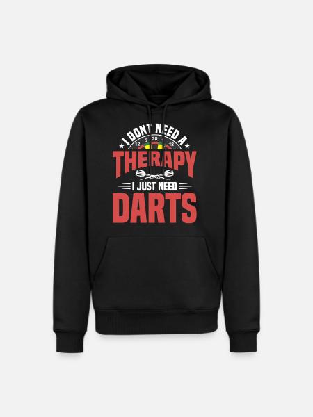 Darts Dart Player - Men's Premium Hoodie - black