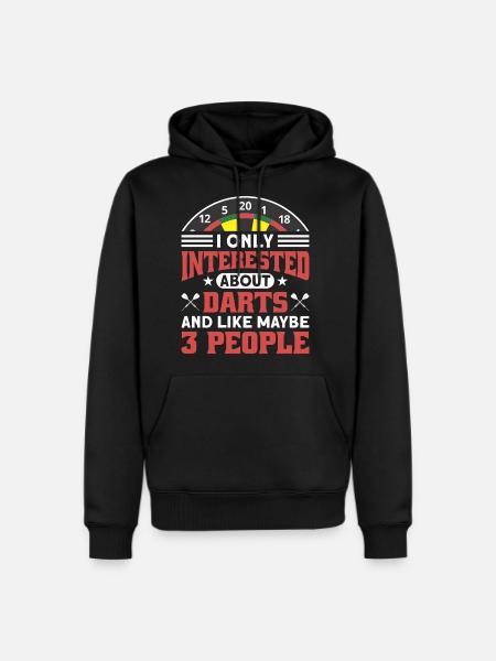 Darts Dart Player - Men's Premium Hoodie - black