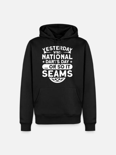 Darts Dart Player - Men's Premium Hoodie - black