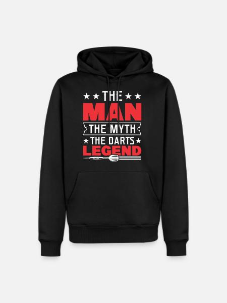 Darts Dart Player - Men's Premium Hoodie - black