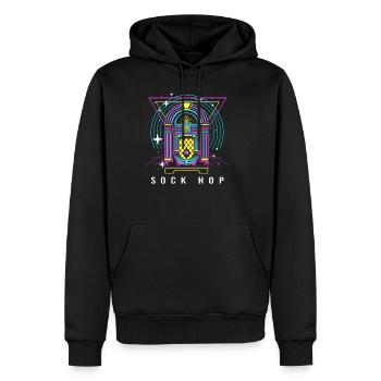 Dance Party Sock Hop - Men's Premium Hoodie - black - Front - Nico (187cm) & Julia (174cm)