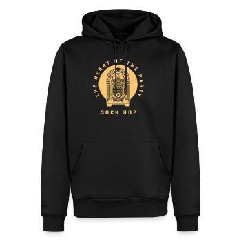 Dance Party Vintage Sock Hop - Men's Premium Hoodie - black - Front - Nico (187cm) & Julia (174cm)