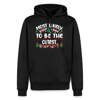 Most Likely Taking To Be The Cutest - Men's Premium Hoodie - black - Front - Nico (187cm) & Julia (174cm)