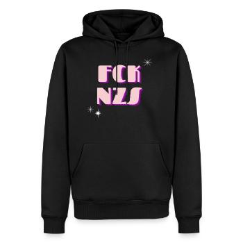 Fck Nzs Fight Fascism Antifa - Men's Premium Hoodie - black - Front - Nico (187cm) & Julia (174cm)