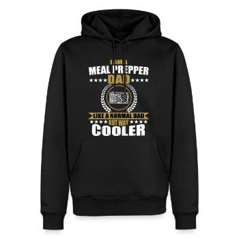 Funny Meal Prep Dad For Men - Men's Premium Hoodie - black - Front - Nico (187cm) & Julia (174cm)